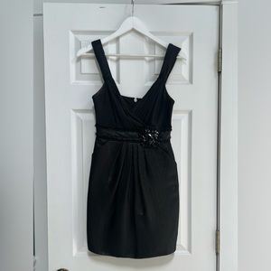 BCBG black jeweled cocktail dress